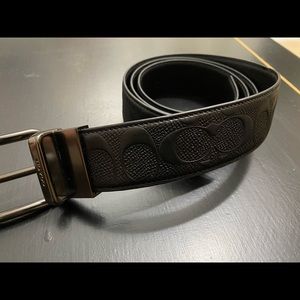 Coach Men’s belt Wide Harness Black